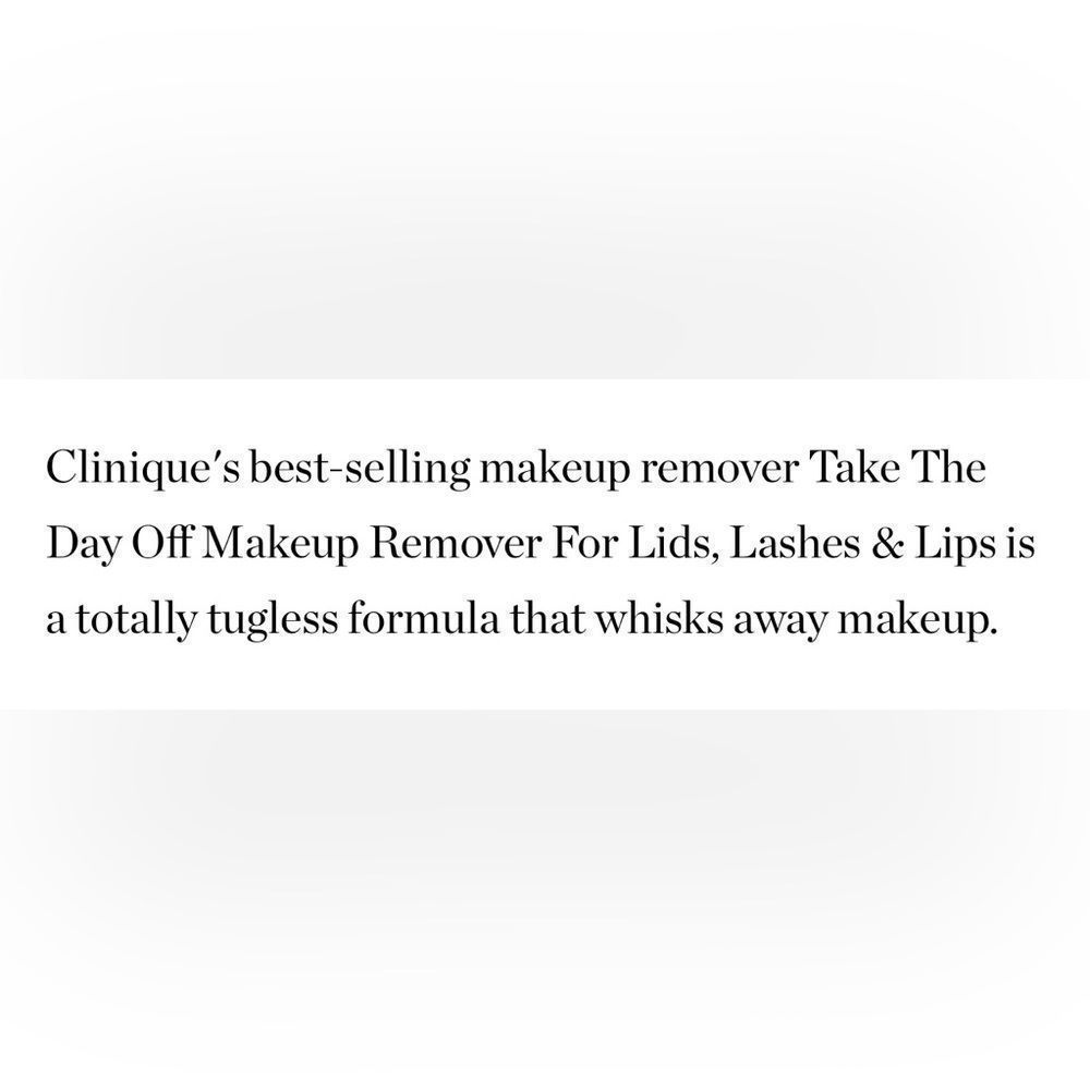 $9❤️🔥 Clinique Take the Day Off Makeup Remover Travel Size 🧼 NEW - Picture 3 of 5